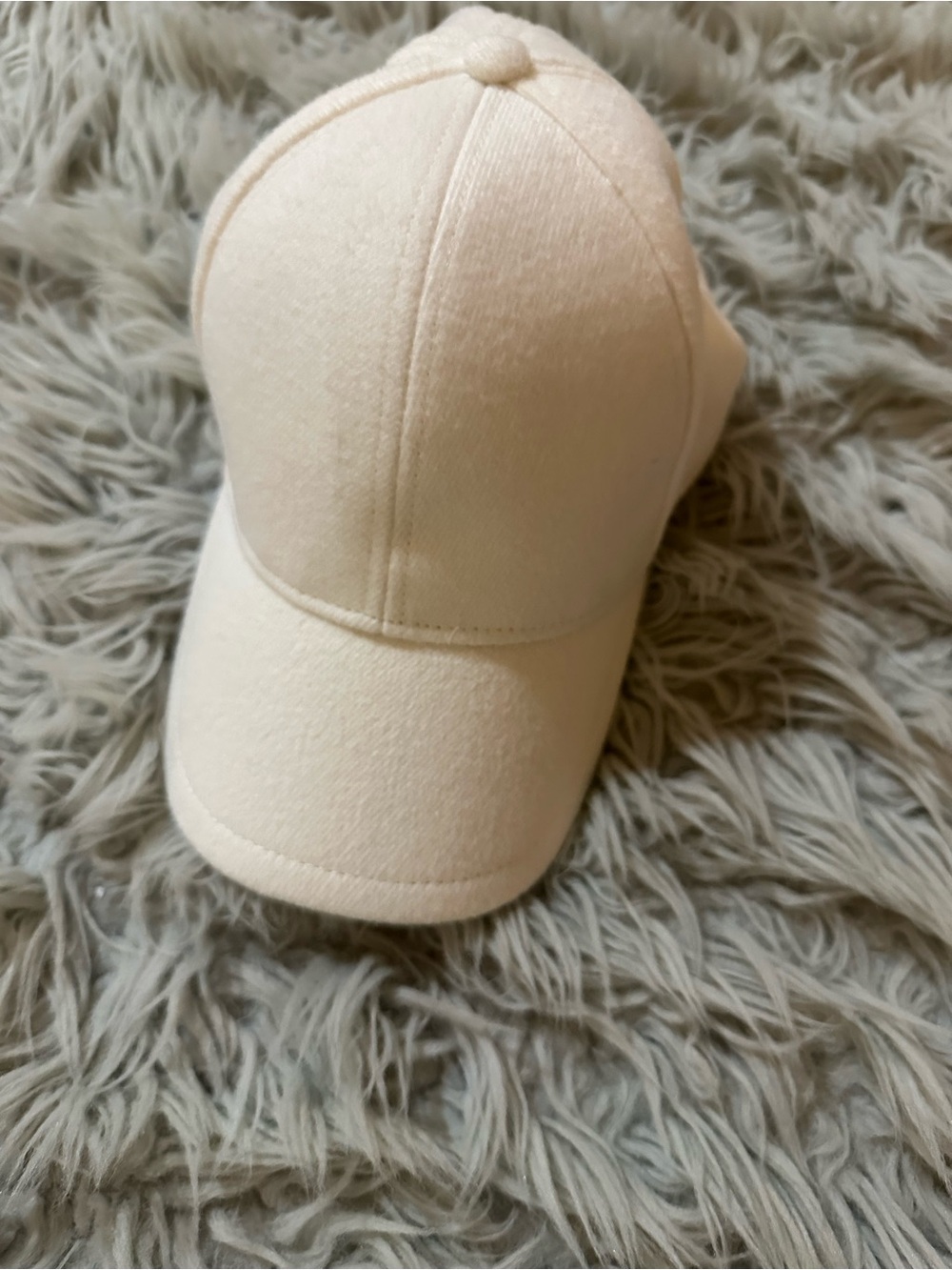 Abercrombie & Fitch Cream Women's Baseball Cap